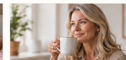 Woman enjoying a calm everyday moment